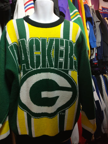 Vintage 90s GREEN BAY PACKERS NFL Riddell Sweater XL - #XL3VintageClothing