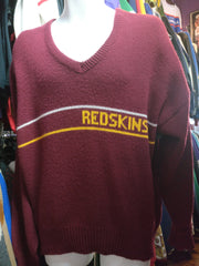 80s Washington Redskins Cliff Engle Knit Sweater - 5 Star Vintage