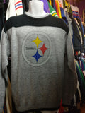 Vintage 90s PITTSBURGH STEELERS NFL Square Sweater L - #XL3VintageClothing