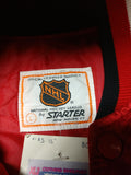 Vintage 80s CHICAGO BLACKHAWKS NHL Starter Nylon Jacket L - #XL3VintageClothing