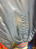 Vintage 80s DETROIT PISTONS Back Patch NBA Locker Line Nylon Jacket L - #XL3VintageClothing