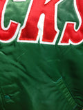 Vintage 80s MILWAUKEE BUCKS NBA Starter Nylon Jacket L - #XL3VintageClothing