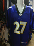 Vtg#27RAY RICE Baltimore Ravens NFL Reebok Authentic Jersey50Deadstock - #XL3VintageClothing