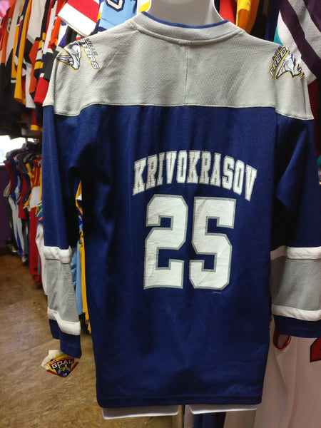 Vtg#25SERGEI KRIVOKRASOV Nashville Predators NHL Jersey YXL(Deadstock) - #XL3VintageClothing