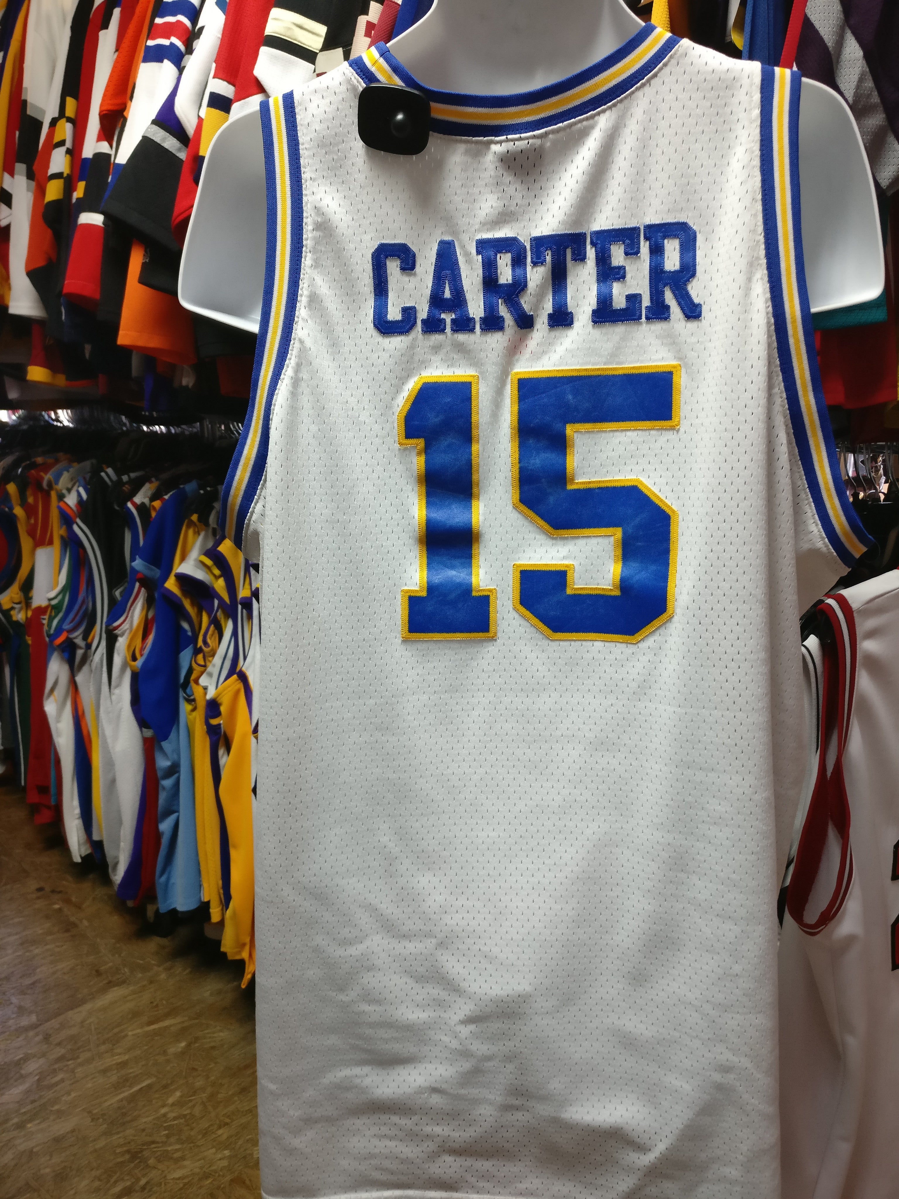 Vtg #15 VINCE CARTER Mainland Bucs High School Nike Jersey