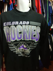 Vintage Colorado Rockies MLB Champion Pullover Authentic Athletic Apparel  sz L