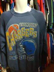 Vintage 90s SAN DIEGO CHARGERS NFL AFC Champs Sweatshirts XL – XL3