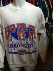 Vintage 1987 NFL Superbowl 22 Denver Broncos Sweatshirt