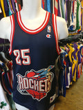 Vintage #25 ROBERT HORRY Houston Rockets NBA Champion Jersey 36 - #XL3VintageClothing