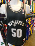 Vintage #50 DAVID ROBINSON San Antonio Spurs NBA Champion Jersey 36 - #XL3VintageClothing