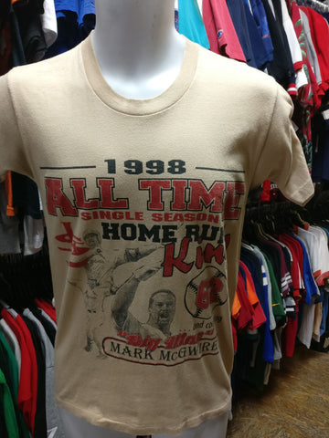 Mark Mcgwire 1998 Home Run Tour Shirt Sz XL NWT