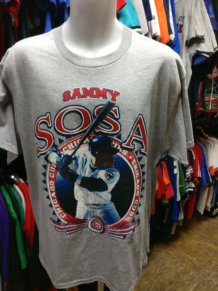 Vintage '04 #21 SAMMY SOSA Chicago Cubs MLB T-Shirt L (Deadstock)