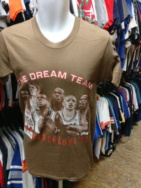 Vintage '92 USA DREAM TEAM NBA Barcelona Olympics S (Deadstock)