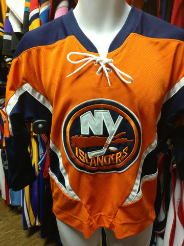 Vintage NEW YORK ISLANDERS NHL CCM Jersey YL/YXL