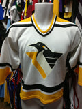Vintage #66 MARIO LEMIEUX Pittsburgh Penguins NHL CCM Jersey YS/YM
