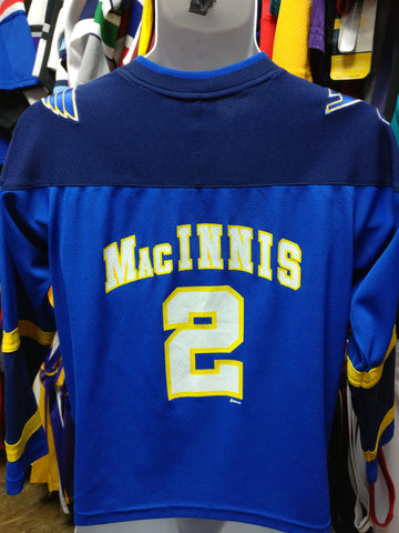 Vintage #2 AL MACINNIS ST Louis Blues NHL Winning Goal Jersey YM