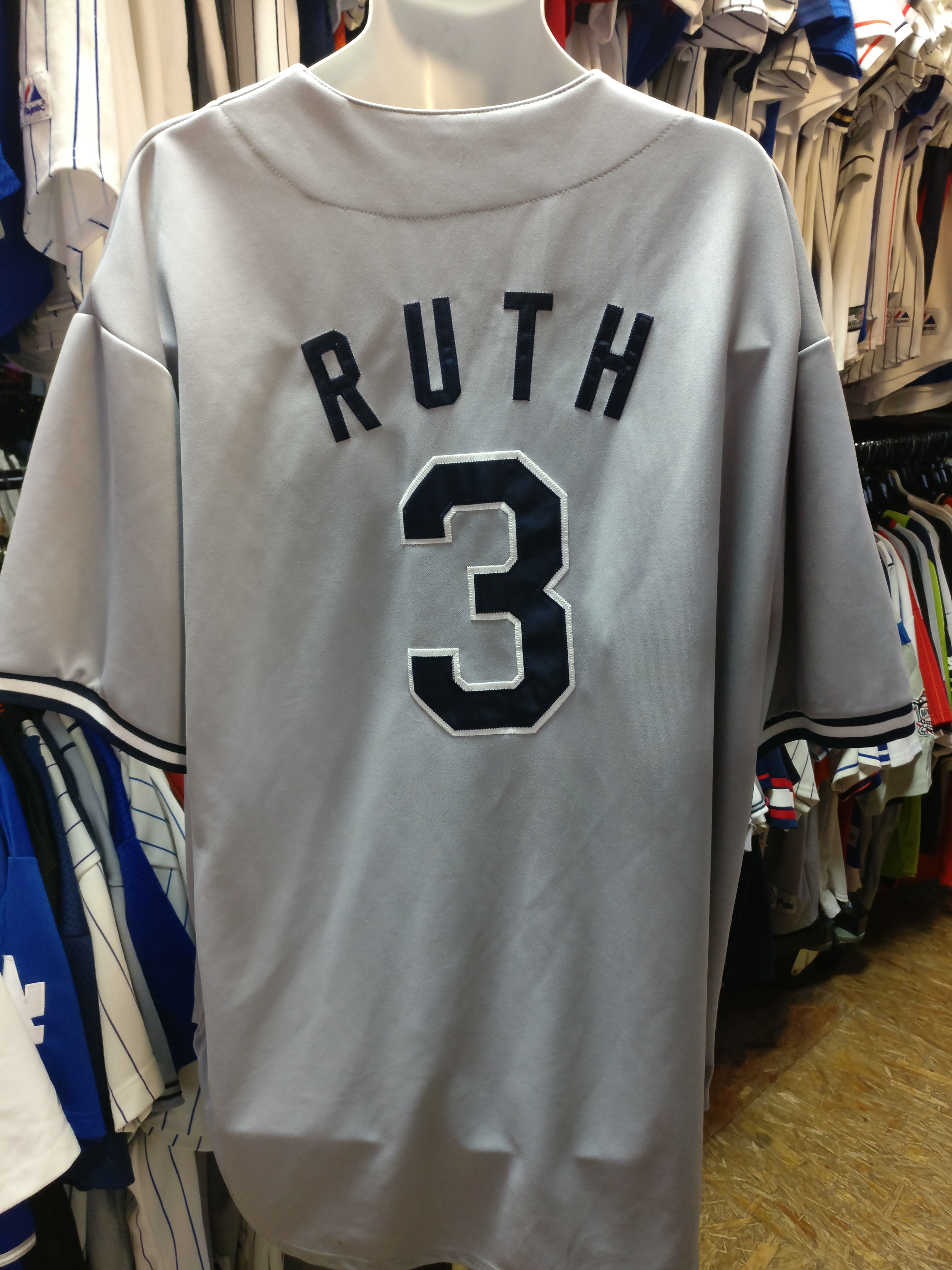 Vintage #3 BABE RUTH New York Yankees MLB Mitchell & Ness