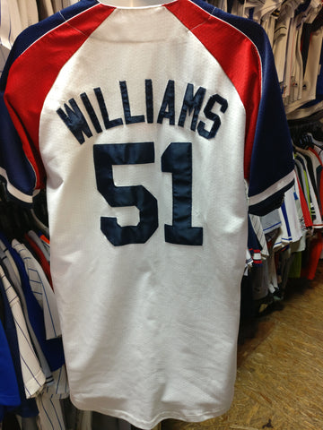 Vintage #51 BERNIE WILLIAMS New York Yankees MLB Majestic Jersey M