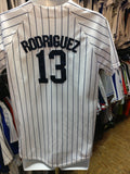 Vintage #13 ALEX RODRIGUEZ New York Yankees MLB Majestic Jersey YXL