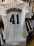Vintage #41 RANDY JOHNSON New York Yankees MLB Majestic Jersey YL