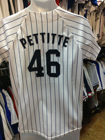 Vintage #46 ANDY PETTITTE New York Yankees MLB Majestic Jersey YL