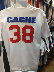 38 ERIC GAGNE Los Angeles Dodgers MLB Pitcher Grey Throwback Jersey