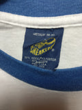 Vintage 80s BUFFALO SABRES NHL Sneakers Ringer T-Shirt M