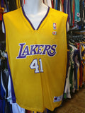 Vintage #41 GLEN RICE Los Angeles Lakers NBA Champion Jersey 40
