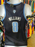 Vintage #8 DERON WILLIAMS Utah Jazz NBA Adidas Female Jersey M