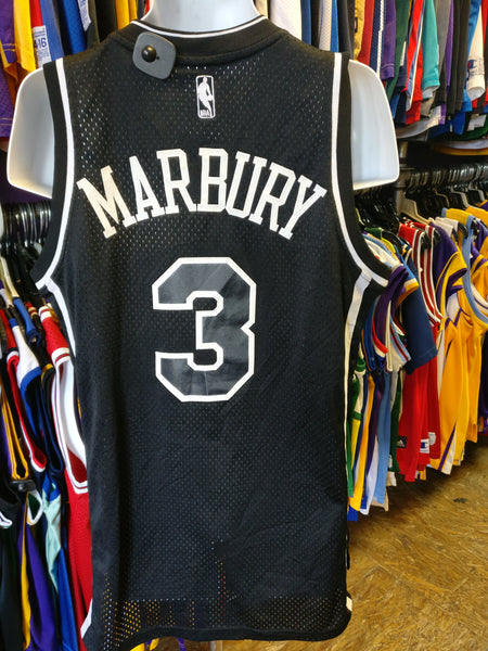 Vtg #3 STEPHON MARBURY New York Knicks NBA Rebook Authentic Jersey M
