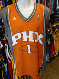 Vtg#1 AMARE STOUDEMIRE Phoenix Suns Adidas Authentic Jersey M (Signed)