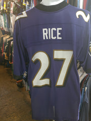 Vintage #27 RAY RICE Baltimore Ravens NFL Reebok Jersey S – XL3