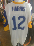 Vtg'74 #12 JAMES HARRIS Los Angeles Rams NFL Mitchell & Ness Jersey 54