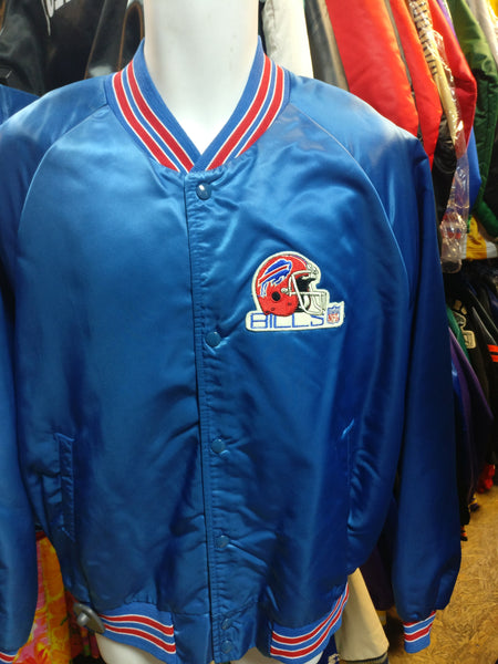 Vintage 80s BUFFALO BILLS  NFL Chalk Line Nylon Jacket XL