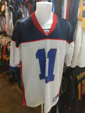 Vintage #11 DREW BLEDSOE Buffalo Bills NFL Reebok Jersey L