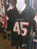 Vintage #45 TJ DUCKETT Atlanta Falcons NFL Reebok Jersey M