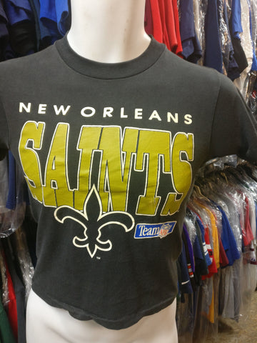 Vintage 90s New Orleans Saints Jersey T-Shirt L Deadstock NFL