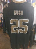 Vintage #25 REGGIE BUSH New Orleans Saints NFL Reebok Jersey XL