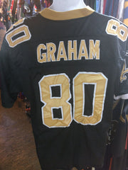 2012-14 NEW ORLEANS SAINTS GRAHAM #80 NIKE GAME JERSEY (HOME) XXL - W/ -  Classic American Sports