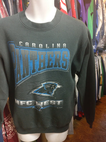 Vintage '96 CAROLINA PANTHERS NFL Artex Sportswear Sweatshirt YXL