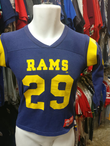 Vtg 80s #29 ERIC DICKERSON Los Angeles Rams NFL Rawlings T-Shirt YM