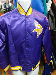 90s Minnesota Vikings Chalk Line Windbreaker Jacket - Men's Large