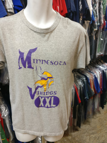 Vintage Minnesota Vikings NFL Football T Shirt by Garan Made 