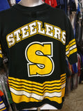 Vtg 90s PITTSBURGH STEELERS NFL Back Print Salem Sportswear T-Shirt L