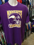 Vintage 80s MINNESOTA VIKINGS NFL Logo 7 T-Shirt XL