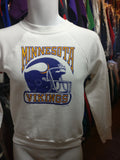 Vintage 80s MINNESOTA VIKINGS NFL Logo 7 Sweatshirt YL