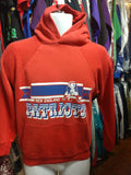 Vintage 80s NEW ENGLAND PATRIOTS NFL Hooded Sweatshirt S