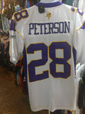 Vtg#28ADRIAN PETERSON Minnesota Vikings NFL Reebok Authentic Jersey 48