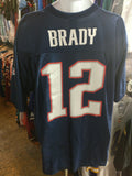 Vintage #12 TIM BRADY New England Patriots NFL Jersey L