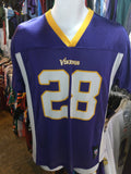 Vintage #28 ADRIAN PETERSON Minnesota Vikings NFL Jersey YXL